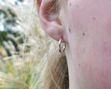 10mm Sterling Silver Open Hoop