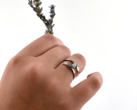 Amazonite Rustic Wrap Ring