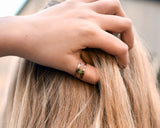 Dandelion Wish Wrap Ring - Copper