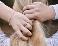 Dandelion Wish Wrap Ring - 14k Rose Gold Filled