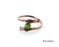 Dandelion Wish Wrap Ring - Copper
