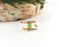 Dandelion Wish Wrap Ring - 14K Yellow Gold Filled