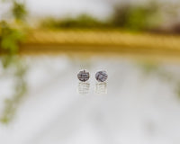 Hammered Flat Round Studs